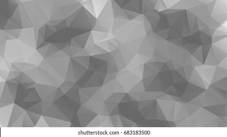 Gray background. Black and white background. Abstract Polygonal Mosaic background of triangles. Blurry gray grid. Vector illustration for your business artwork. Creative Design Templates.