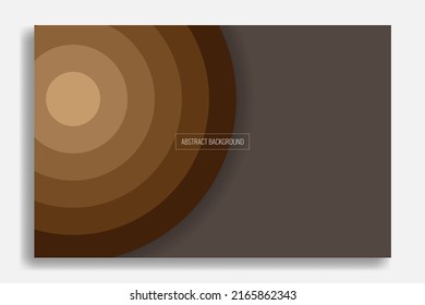 Gray background with brown circles around the edges. Great for social media, web, computer, banner etc