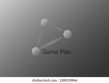 gray background, button, game plan, gray