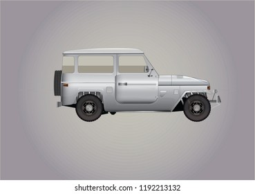 Gray Background Car