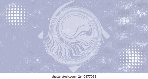 gray Background with Circular Glow Effect. Abstract Round Flare Halo. Vector eps 10