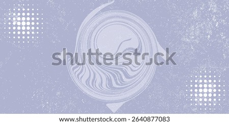 gray Background with Circular Glow Effect. Abstract Round Flare Halo. Vector eps 10
