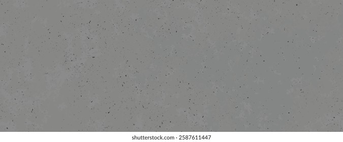 Gray background, concrete texture background, minimalist style background. Gray color with subtle speckles, creating a raw, industrial feel. Minimal grainy speckled texture background vector
