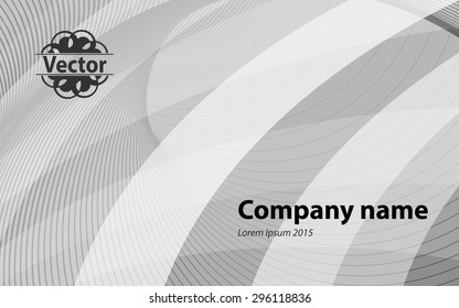 Gray background with diagonal stripes. Horizontal minimal backdrop. Can be use for cover cataloges, business card or other print. Vector version 