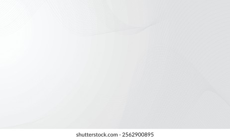Gray background with dynamic wave lines. Abstract background with business lines