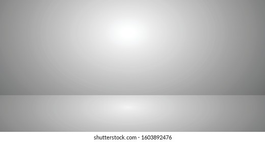 Gray background and floor. studio room.