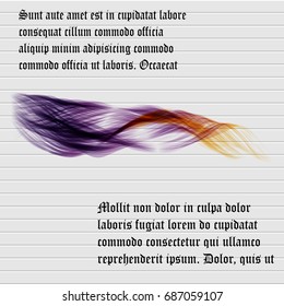 

Gray background graphic curve modern line for text messages
