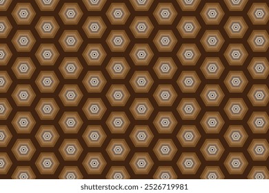 Arrière-plan gris. Nid d'abeilles, modèle de cellules de ruche. Image vectorielle géométrique sans soudure symbole de texture.
