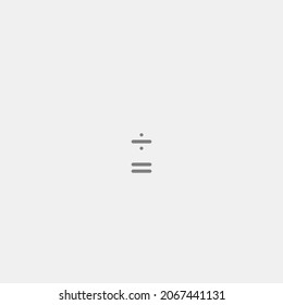 Gray background with mathematical symbols