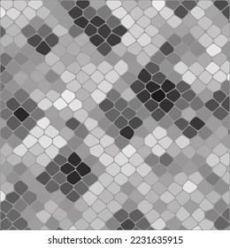 Gray background in polygonal style. Mosaic. Pebbles. Vector background.
