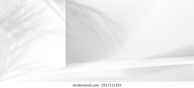 Grauer Hintergrund für Produktpräsentation mit schönen Lichtern und Schatten