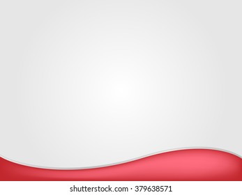 Gray background with red bar for presentation