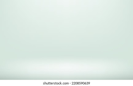 Grauer Hintergrund. Platz für die Anzeige von Produkten. Leeres Zimmer mit Licht-Effekt. Vektorgrafik.