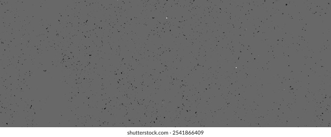 Gray background with a speckled texture. The background is gray with small black specks, creating a subtle, modern background style. Minimal grainy speckled texture background vector