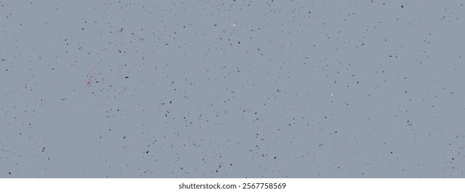 Gray background with a speckled texture. The background is gray with small black and white specks. Minimalist background style. Minimal grainy speckled texture background vector