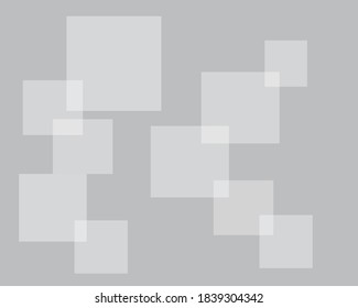 Gray background and square shape