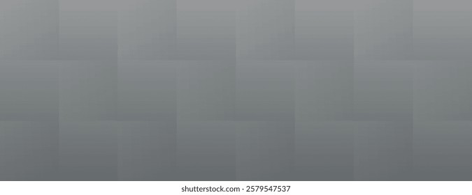 Gray background with a subtle woven texture. The background features a gradient effect, enhancing the gray color with a smooth, modern style. Square pattern background vector. Gray background.