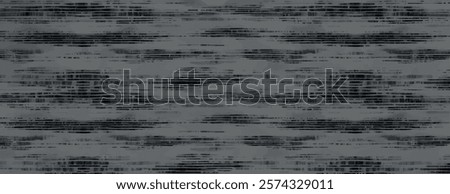 Gray background with a textured, horizontal line pattern. The gray background creates a subtle, modern look with a layered effect. Striped woven texture background. Gray background vector.