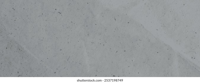 Fundo cinzento com textura e aparência semelhante a papel. O fundo é cinza com vincos sutis e manchas para uma aparência natural. Plano de fundo mínimo do vetor de textura de papel.