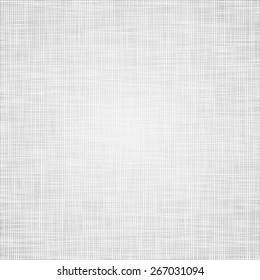 Gray background. Vector illustration of realistic linen texture