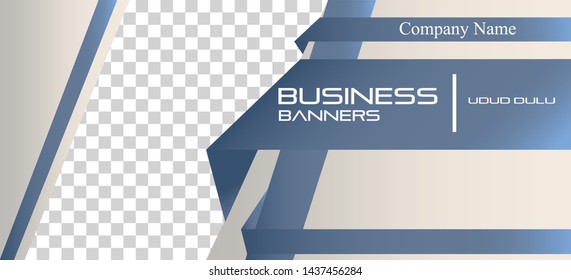 gray banner, transparent background, eps 10 vector