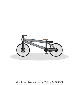 gray bicycle on gray color