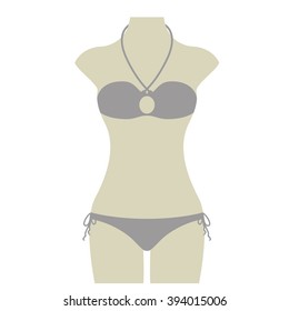 Gray Bikini