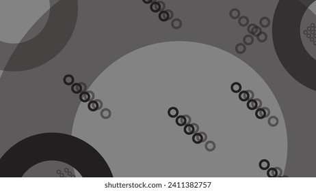 Gray and black backround with circle patern, simple elegant