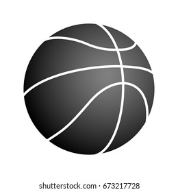 black and grey basketball