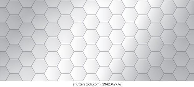 Gray, black beehive background. Honeycomb, bees hive cells pattern. Bee honey shapes. Vector geometric seamless texture symbol. Hexagon, hexagonal raster, mosaic cell sign or icon. Gradation color.