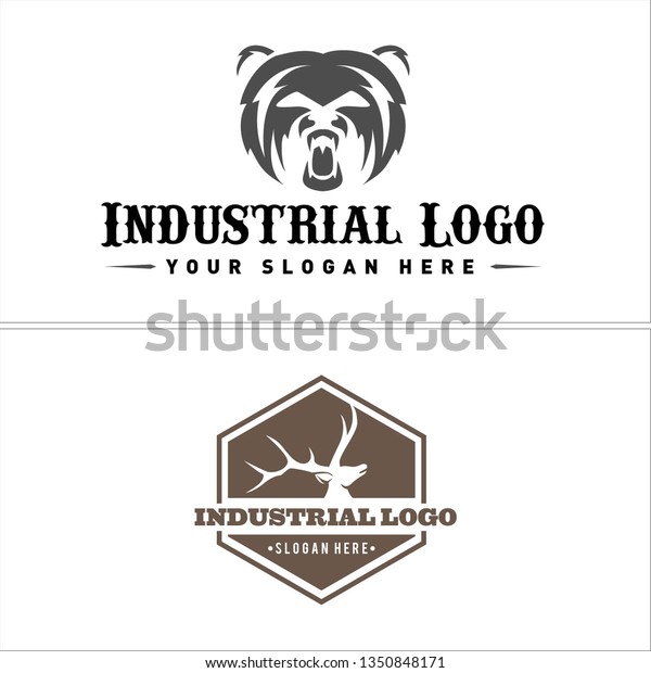 Gray Black Brown Line Art Head Royalty Free Stock Image