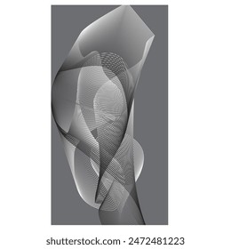 Graue und schwarze Farbkombination Farbverlauf Hintergrund Design Vektorillustration.