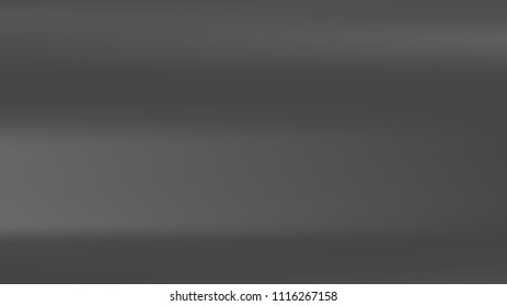 Gray black gradient silver backdrop. Pastel future element. Modern black gradient cover. Foil holographic design. Dark soft gradient. Technology background. Simple grey metallic pattern. Monochrome.