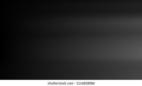 Gray black gradient silver backdrop. Pastel future element. Modern black gradient cover. Foil holographic design. Dark soft gradient. Technology background. Simple grey metallic pattern. Monochrome.