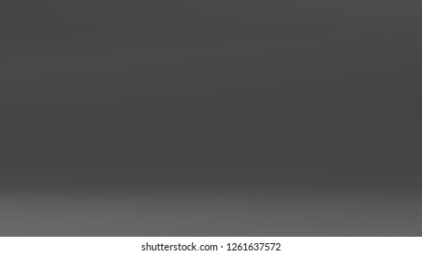Gray black gradient silver backdrop. Pastel future element. Modern black gradient cover. Foil holographic design. Dark soft gradient. Technology background. Simple grey metallic pattern. Monochrome.