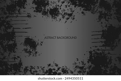 Gray and black grunge abstract texture background. With free space for text.