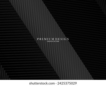 Graue und schwarze Linien Muster Premium Hintergrund. Minimales Design. Cover-Design-Vorlagen, Business-Flyer-Layouts, Tapeten, etc.