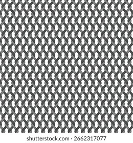 Gray with Black Outline Twisted Rope Lattice Pattern on White  Background