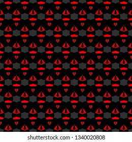 Gray, Black and Red abstract background. Fashion graphics.