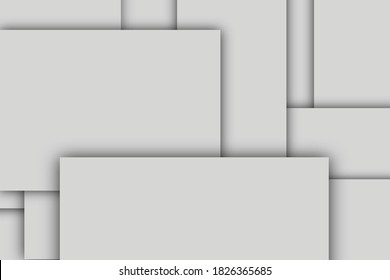 Gray with black shadow Squeres Design Background
