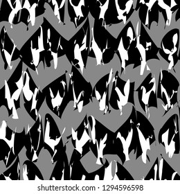 Gray, Black and White abstract background. Fashion graphics.