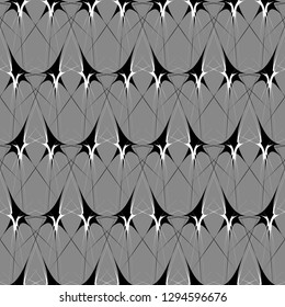 Gray, Black and White abstract background. Fashion graphics.