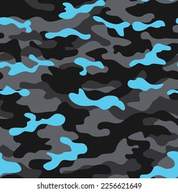 
camuflaje azul gris, patrón sin vector, textura urbana.