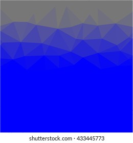 Gray blue low poly abstract background