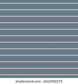 Gray blue and peach medium horizontal stripe seamless pattern background