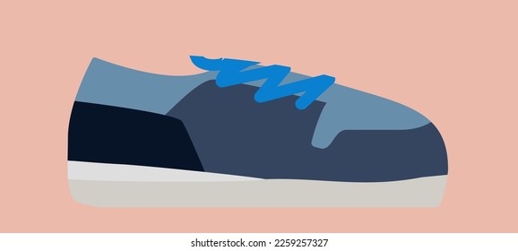gray and blue running shoes for sports