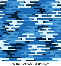 gray blue sea camouflage repeating pattern suitable for textile design, fabric etc