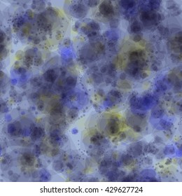 Gray, blue and violet on a light background. Like clouds. Abstract seamless spotted pattern of polygons. Vector. Mix random. Transparency. Overlay. Overlapping.