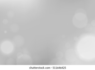 gray Blurred abstract background with bokeh effect