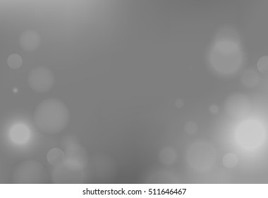 gray Blurred abstract background with bokeh effect
